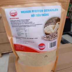 Bột tiêu trắng, Bột tiêu đen